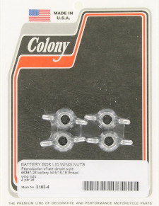 BATTERY BOX LID WING NUTS